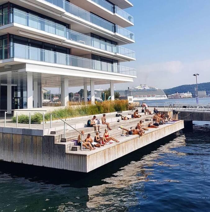 Tjuvholmen / Aker Brygge - Most Expensive Area In Oslo! Apartment ภายนอก รูปภาพ